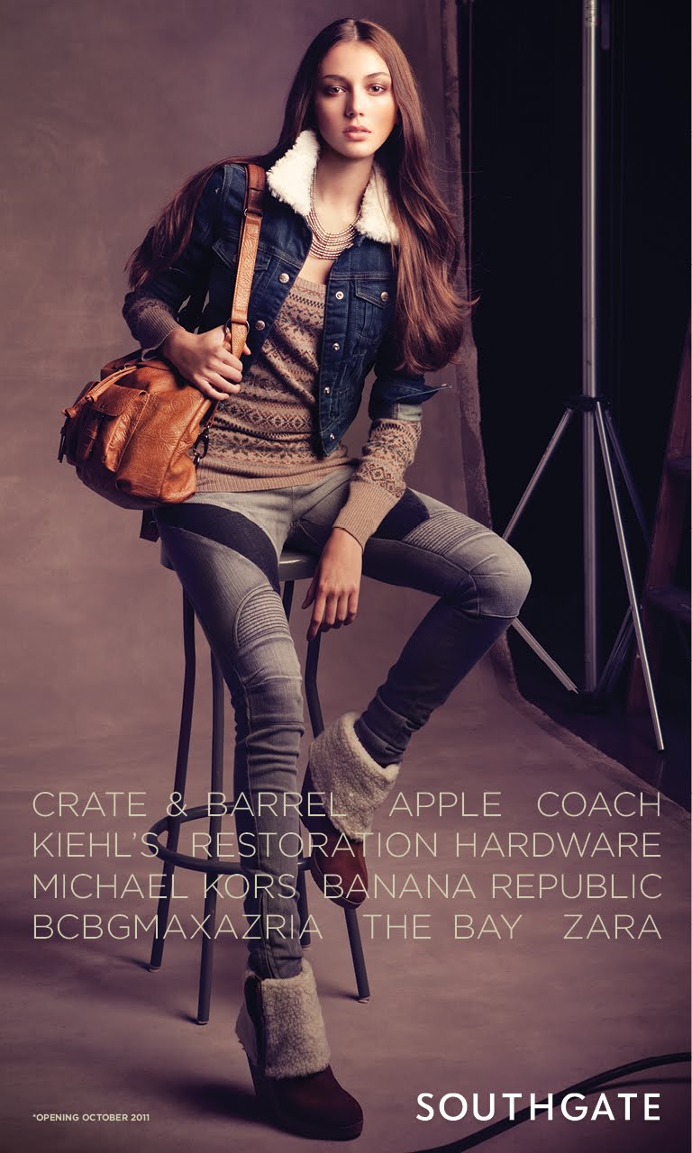 Stars Model Management: Chloe B for Southgate's Fall Campaign