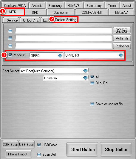 Oppo F3 Cph1609 Flash Tool