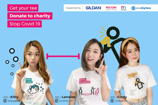 Printcious Melancarkan Rekaan T-Shirt Yang Unik Bagi Mengumpul Dana Untuk Disumbangkan Kepada MERCY Malaysia