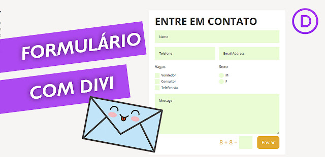 Estilo e Formatação para Formulário com Divi Builder