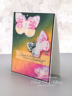 Love is What Makes Us Family card using the Magic Inking Technique click here to learn more