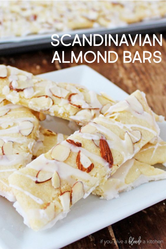 Scandinavian Almond Bars My Favorite Recipe