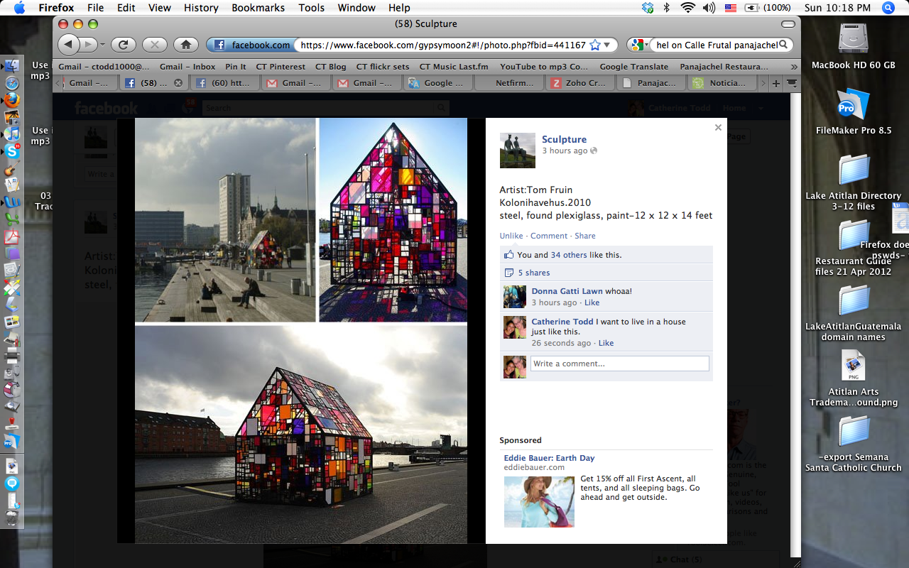 EcoArchitecture & EcoLiving Stained Glass Plexiglass House