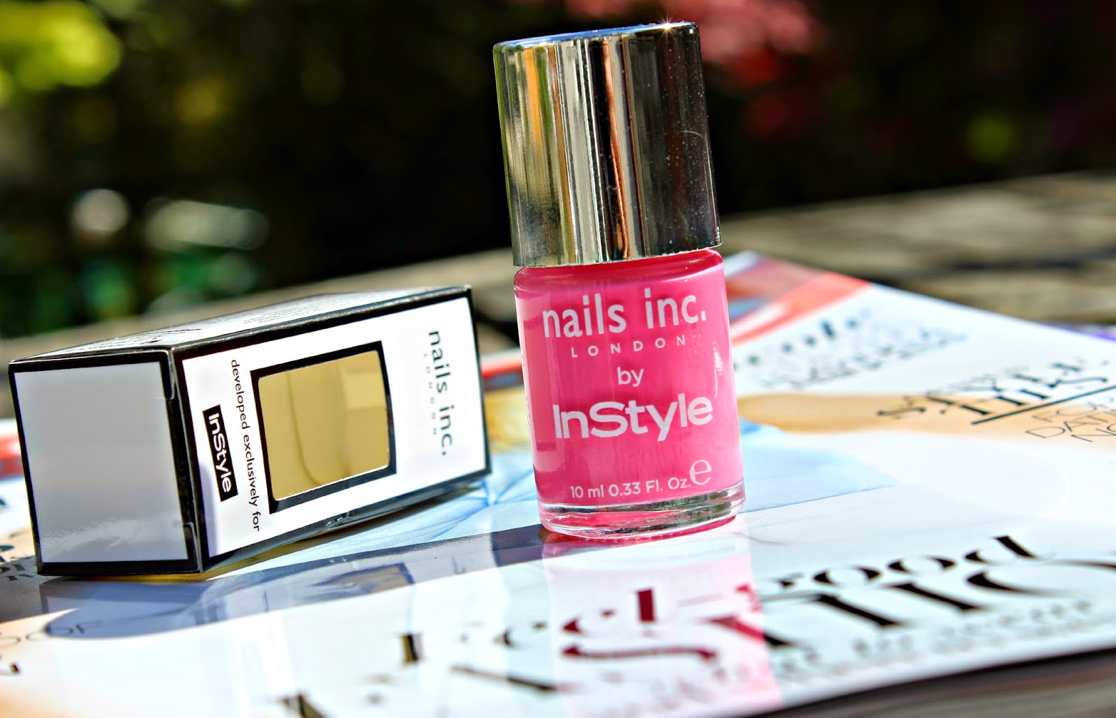 A picture of Nails Inc with June Instyle