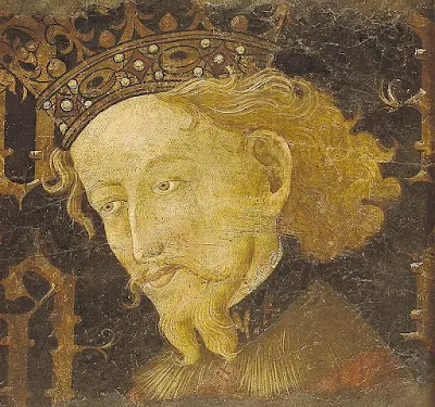 Retrato de Jaime I, por Jaume Mateu. Museo de Arte de Cataluña. Retrato de Jaime I, por Jaume Mateu. Museo de Arte de Cataluña.