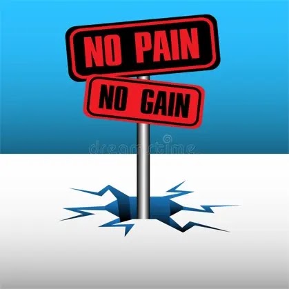 No gain, no pain No gain, no pain