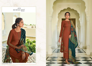 Mumtaz Arts Jamawar Jam Satin print Suits wholesaler