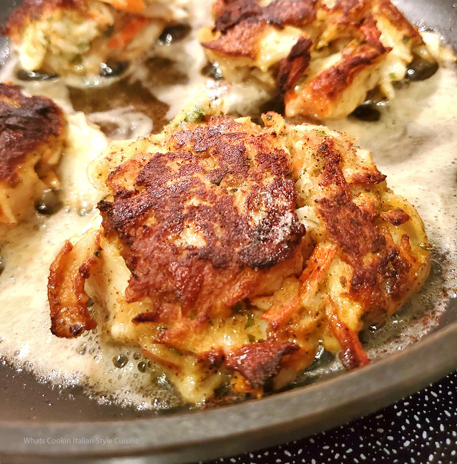 Italian Crab and Shrimp Cake Appetizer What's Cookin' Italian Style