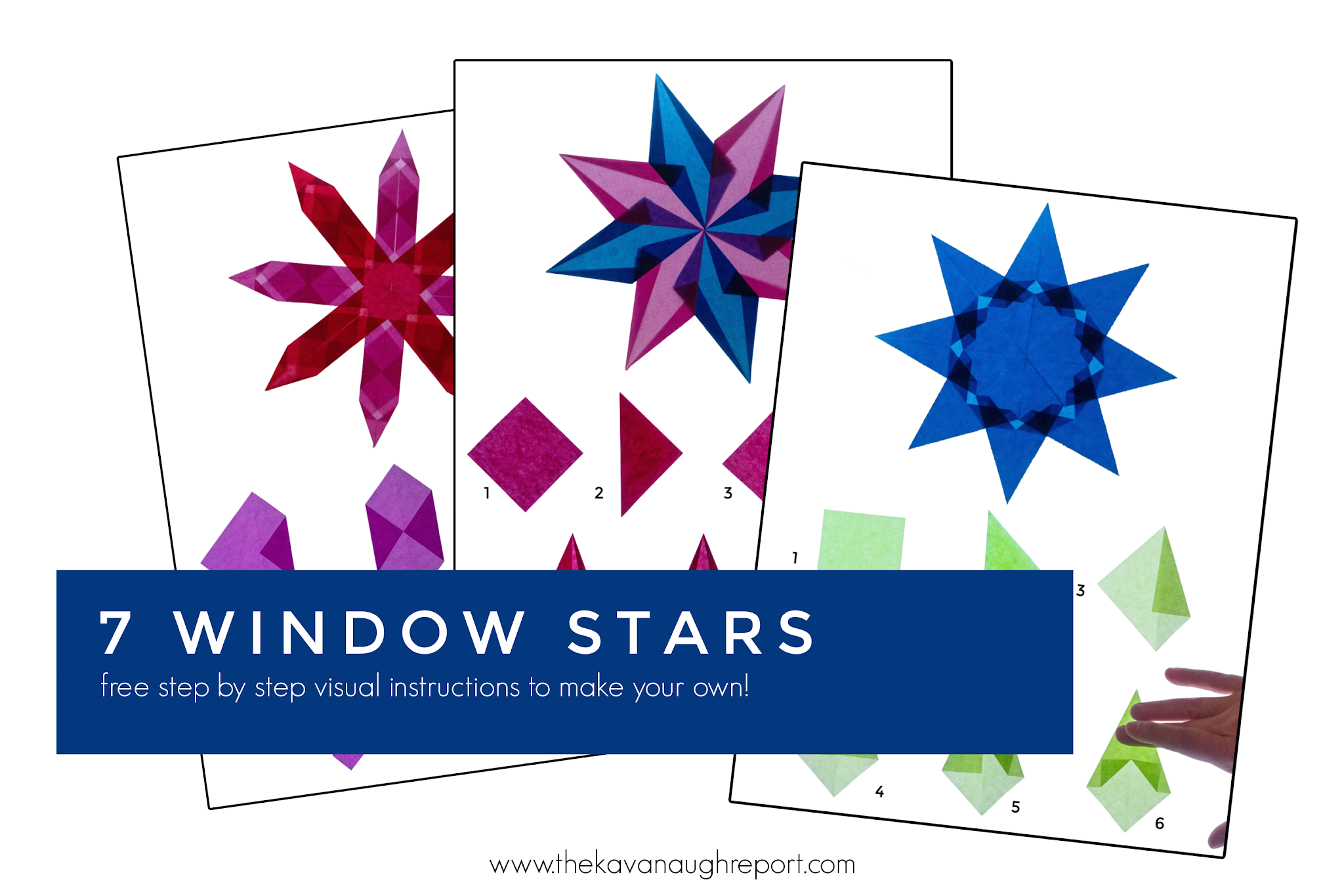 SMALL Translucent Wax Paper for Making Waldorf Stars Window 
