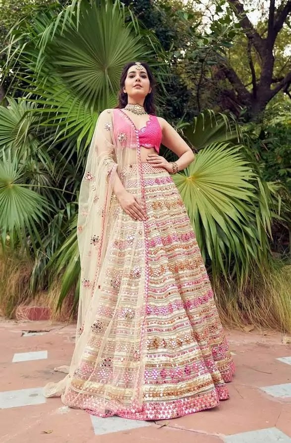 raashi-khanna-in-pink-lehenga raashi-khanna-in-pink-lehenga