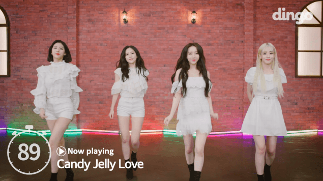 러블리즈 딩고 100초 움짤
