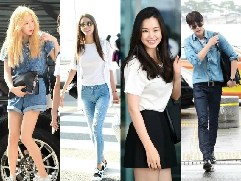 kim tae hee airport fashion
