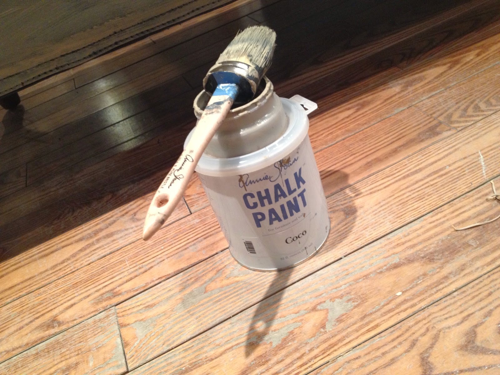 Painting leather with Chalk Paint™ decorative paint by Annie Sloan.
