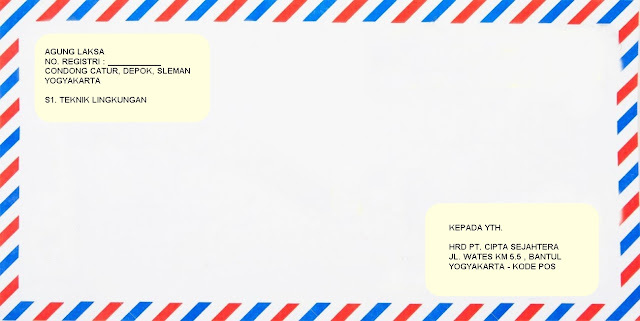 Contoh Amplop Surat Lamaran Kerja Terbaik dan Terbaru ...