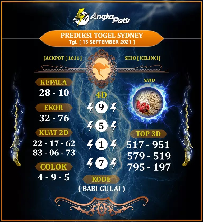 Prediksi Syair Sdy 15 September 2021 Pangkalantoto