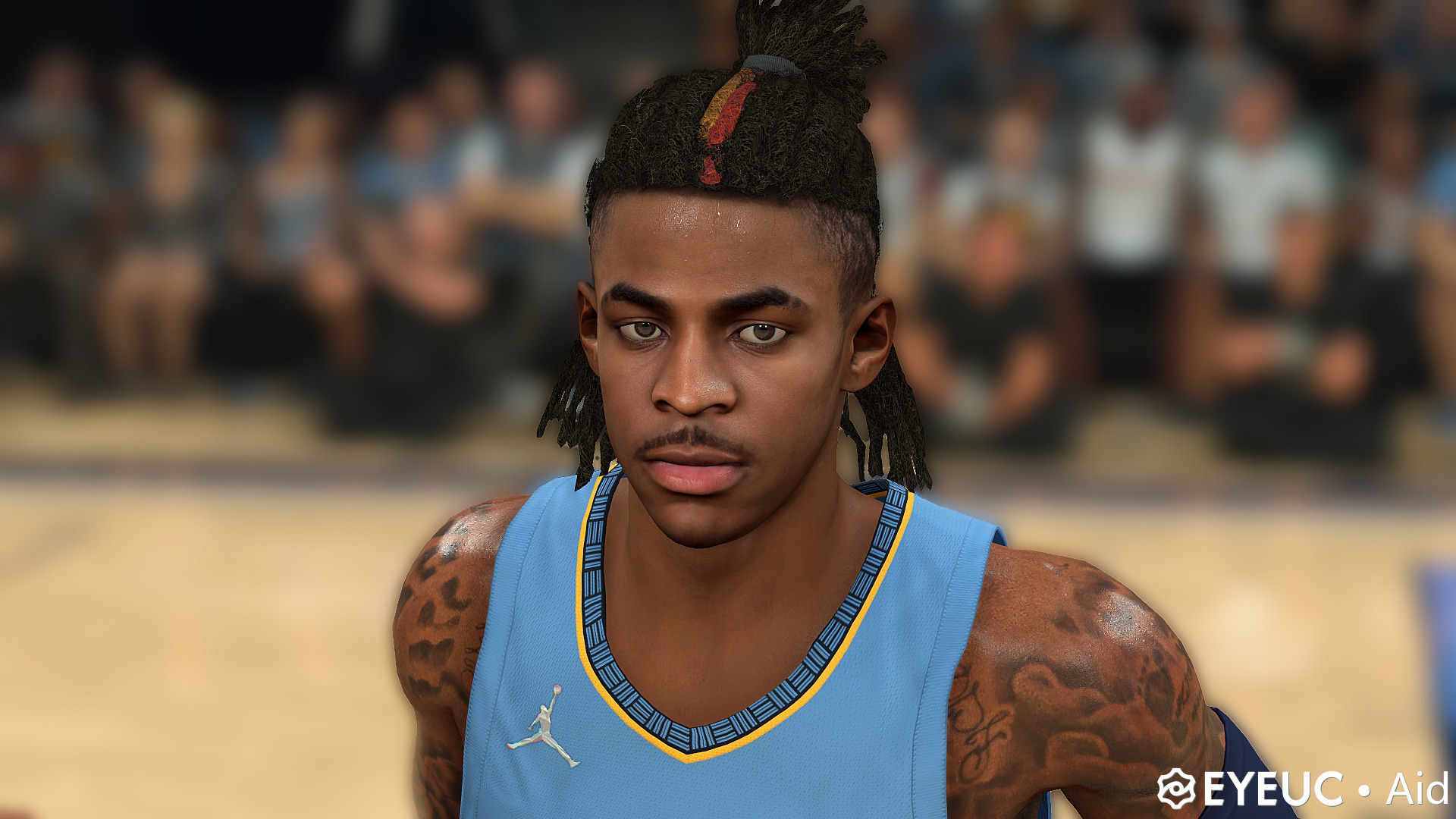 NBA 2K22 Ja Morant Cyberface and Body Model by Aid