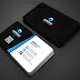 Dark Blue Business Card Template