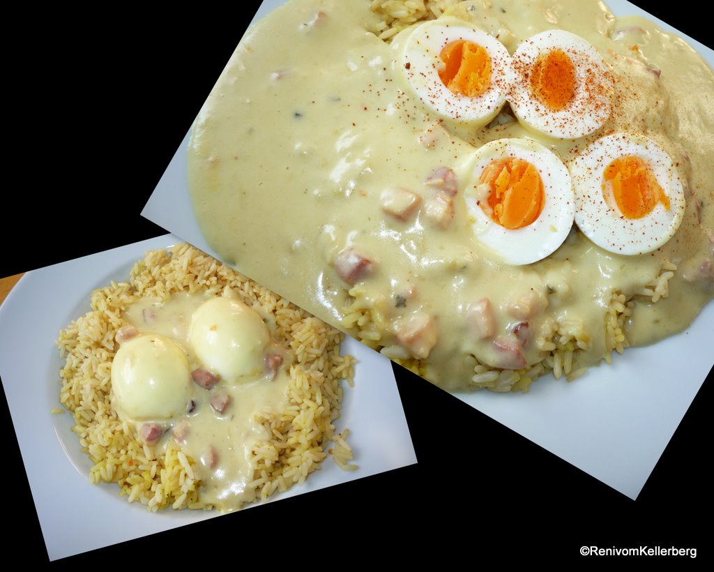 Reni´s Hexenküche: Senfsoße mit Reis und Eiern