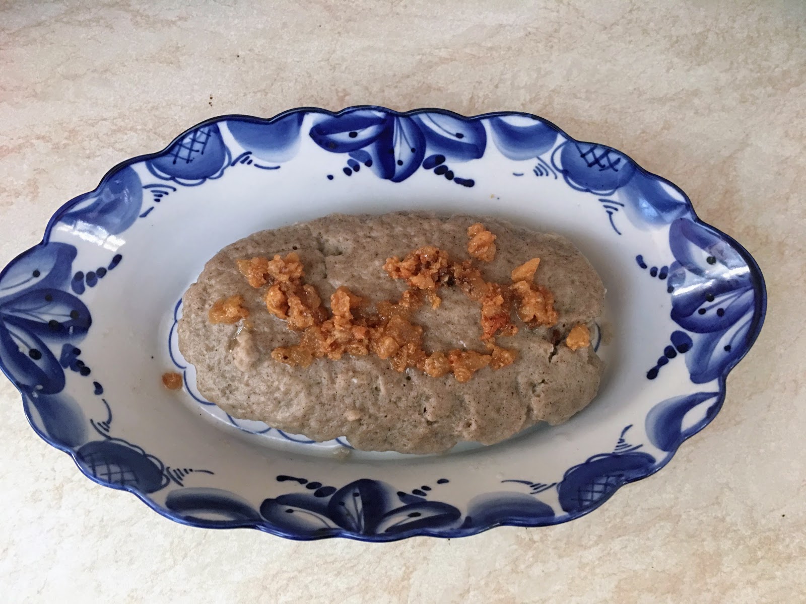 HOMEMADE SLOVENIAN FOOD BUCKWHEAT LEAVENED DUMPLINGS