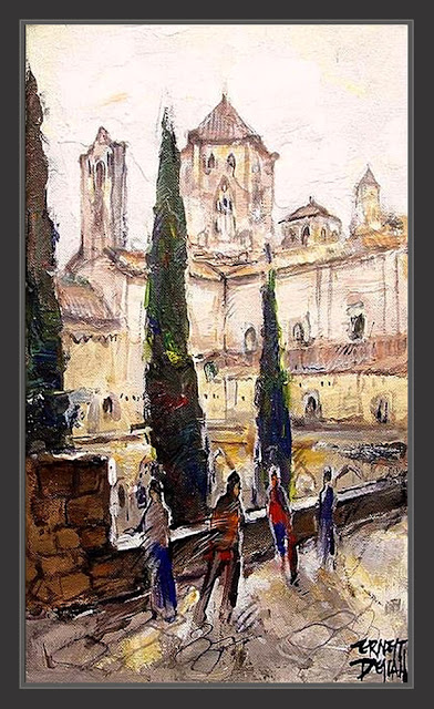 POBLET-PINTURA-MONESTIR-MONASTERIO-PAISATGES-MONESTIRS-QUADRES-HISTORIA-MONUMENTS-ARQUITECTURA-CATALUNYA-TARRAGONA-PATRIMONI-PINTOR-ERNEST DESCALS POBLET-PINTURA-MONESTIR-MONASTERIO-PAISATGES-MONESTIRS-QUADRES-HISTORIA-MONUMENTS-ARQUITECTURA-CATALUNYA-TARRAGONA-PATRIMONI-PINTOR-ERNEST DESCALS