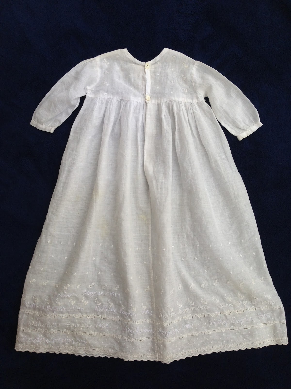 Look to Him and be Radiant Our 100 Year Old Family Baptismal Gown