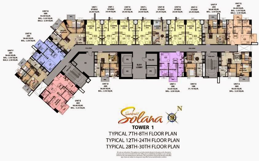 Solana Condominium Tower 1 Floor Plan