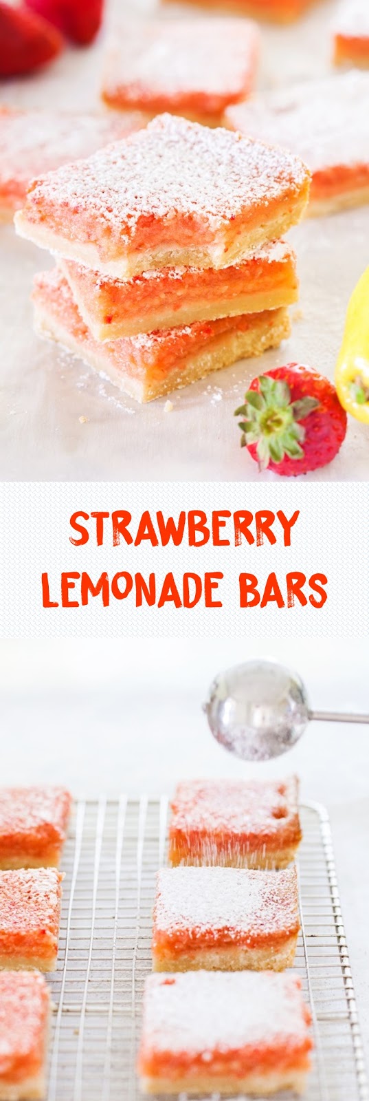  Strawberry Lemonade Bars