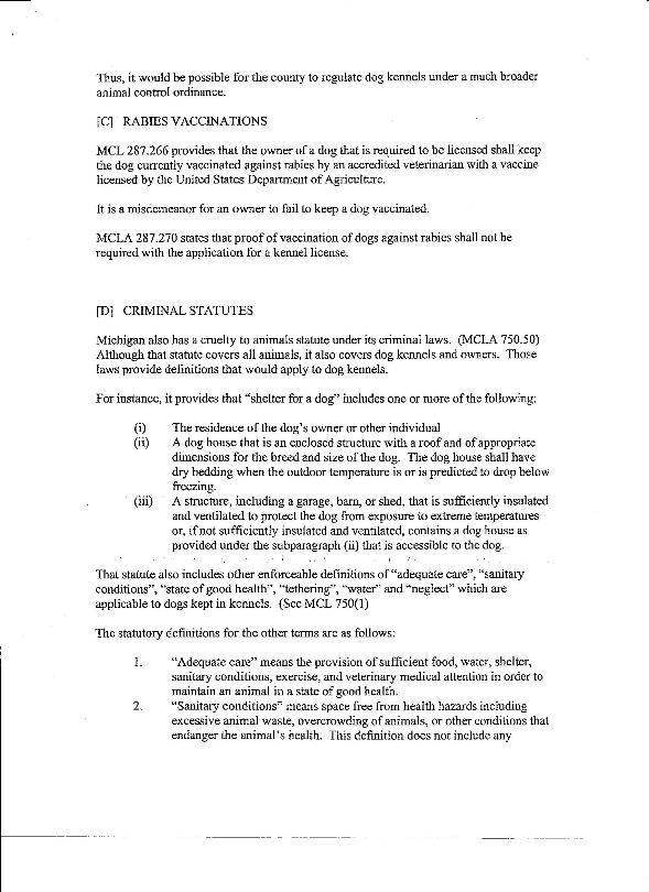 Michigan Dog Law of 1919, as amended