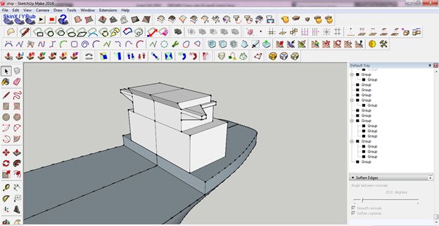 Взрыв схема в скетчап