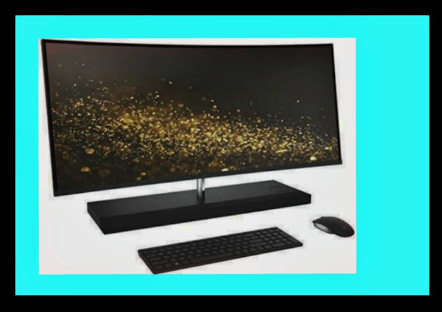 Hp envy curved all-in-one 34-inch desktop pc, display of hp envy curved desktop for gaming