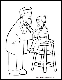 Free Coloring Pages Printable: Doctors Coloring Pages