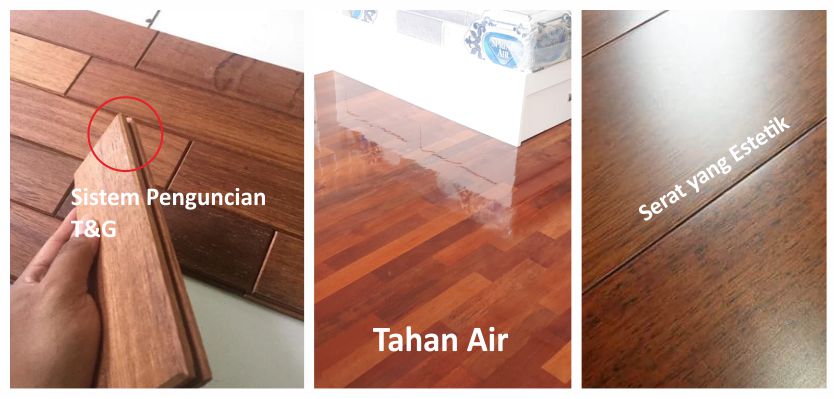 Jenis lantai Kayu Tahan Air, Ada 2 jenis yang Tahan Air lho - Rajawali