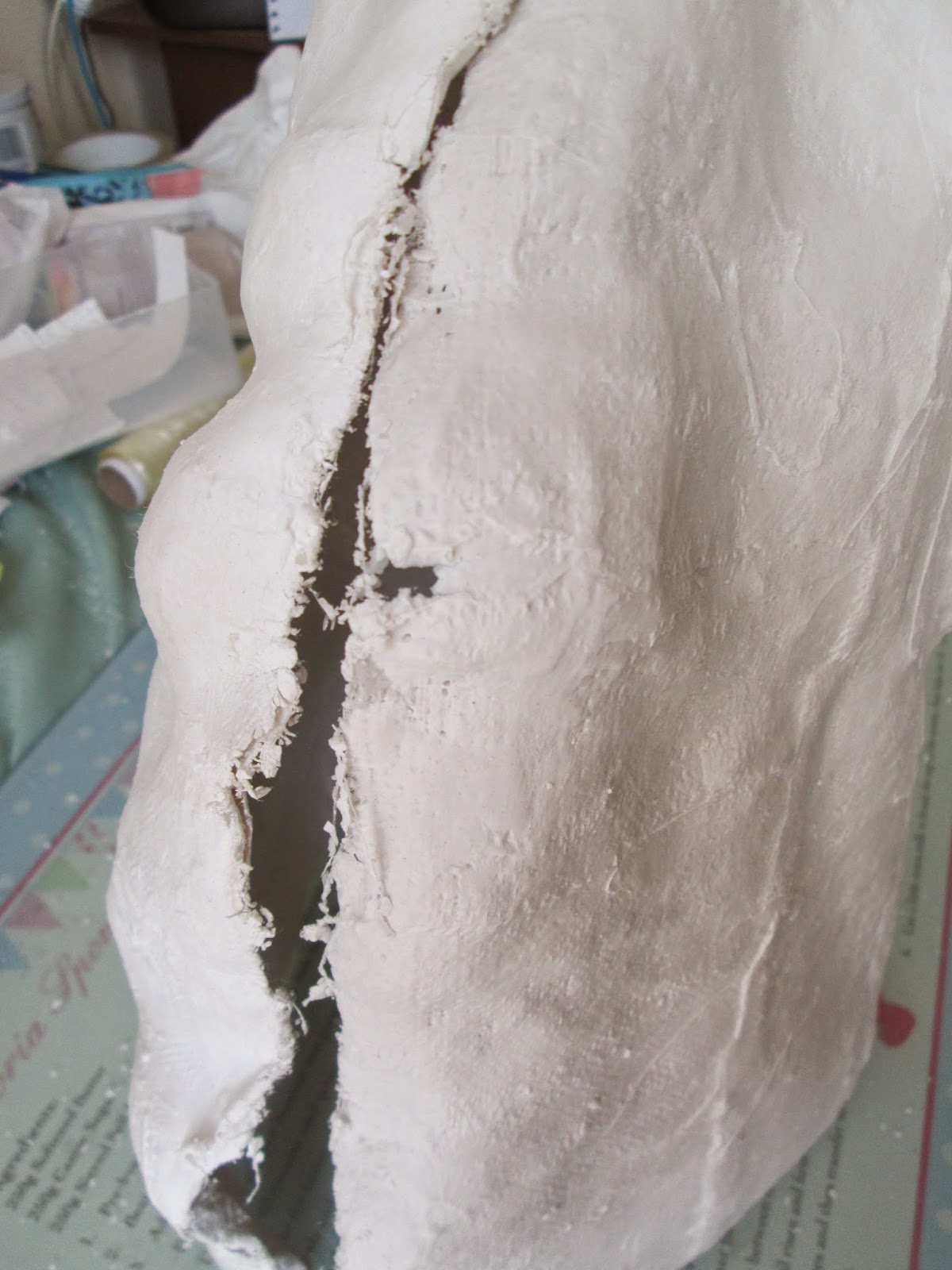 Textiles by Becca: Modroc and paper mache sculptures