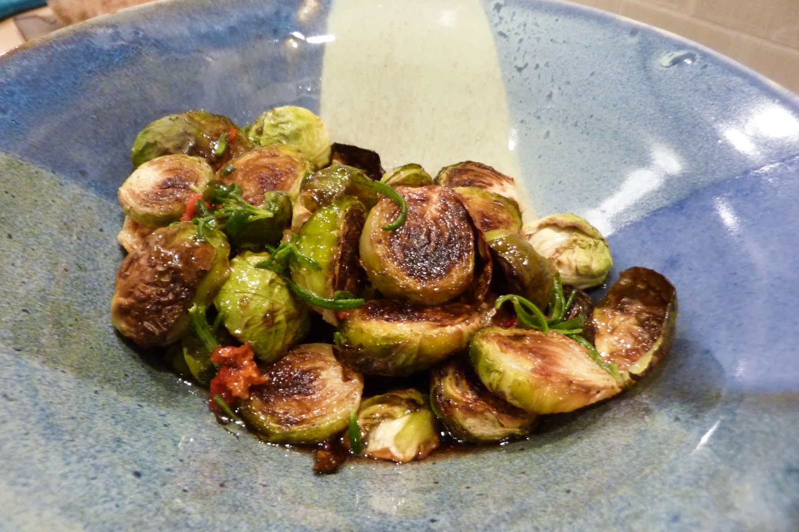 FEAST EVERYDAY Sweet and Sour Roasted Brussels Sprouts