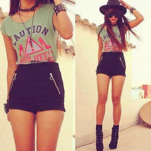 forma de vestir: mochos altos de moda