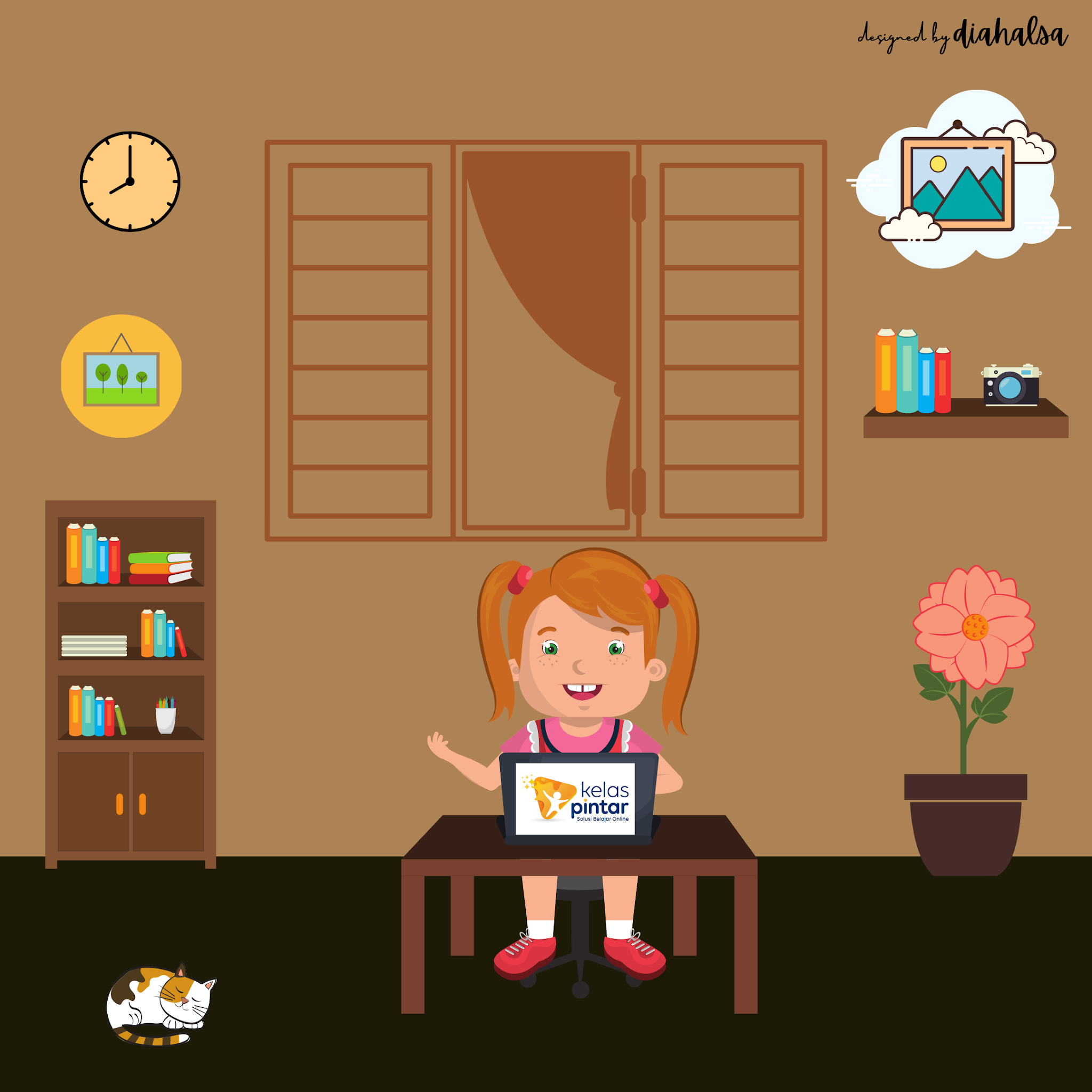 Kelas Pintar, Solusi Bimbingan Belajar Online - Diah Alsa - Lifestyle
