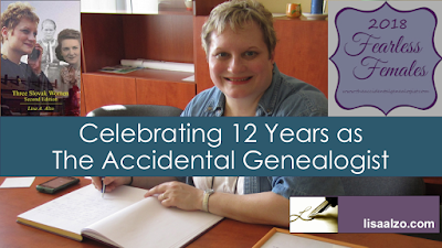 Celebrating 12 Years as The Accidental Genealogist
