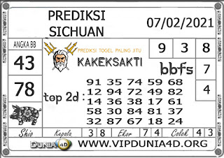 Prediksi Togel SICHUAN DUNIA4D 07 FEBRUARI 2021 Prediksi Togel SICHUAN DUNIA4D 07 FEBRUARI 2021