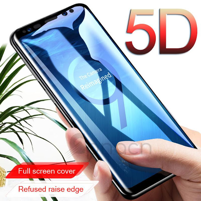 5D Curved Full Cover Tempered Glass For Samsung Galaxy