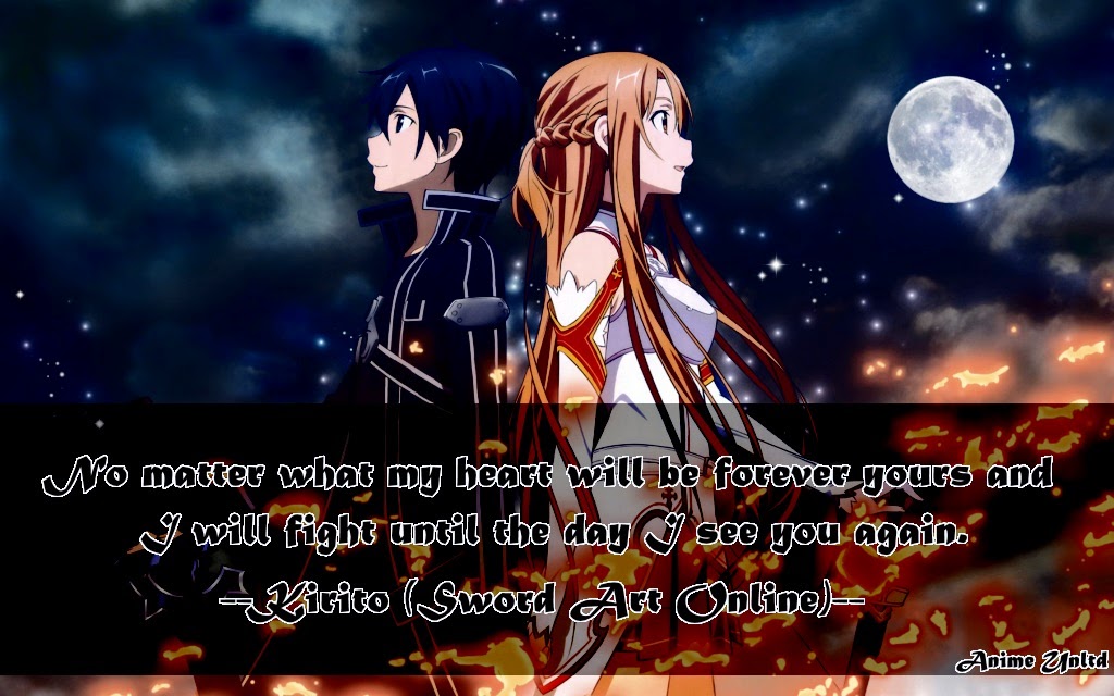 My Anime Review: Sword Art Online Quotes