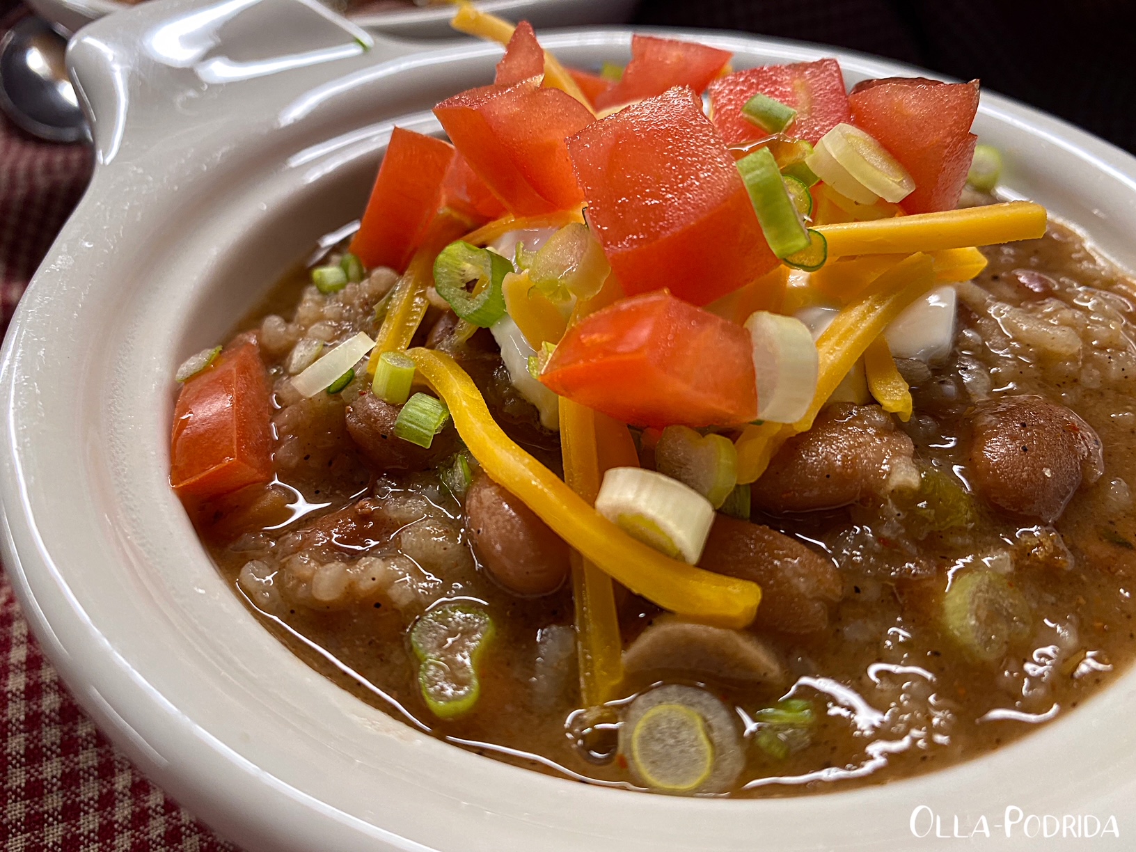 OllaPodrida Overnight Slow Cooked Pinto Beans and Rice