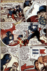 Captain America 57 page with 'Arumph' in dialogue