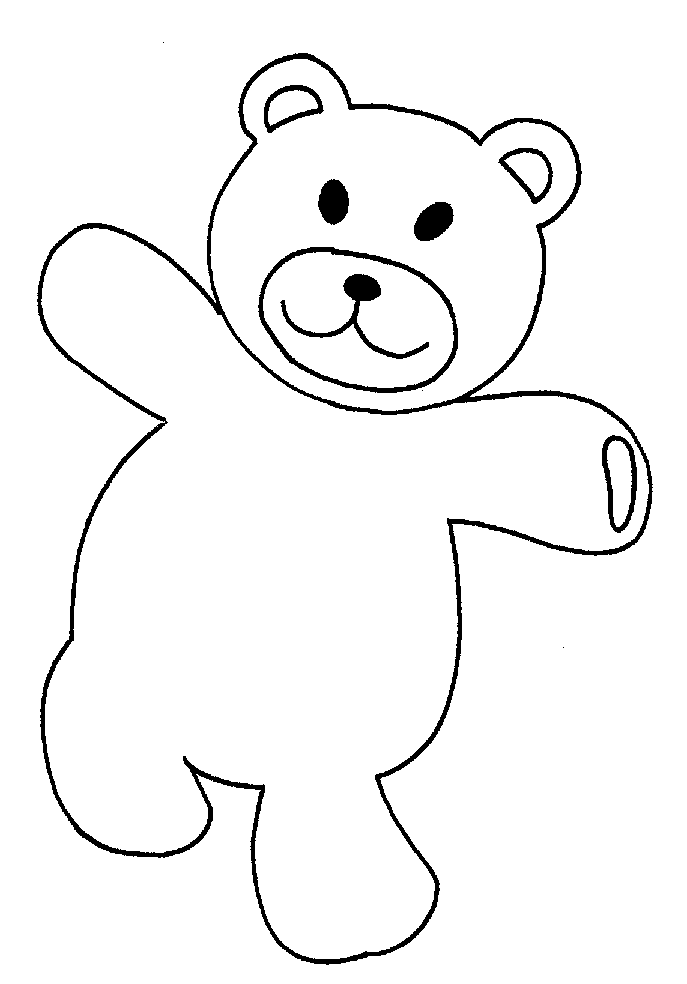 teady bear coloring pages - photo #18