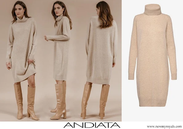 Princess Sofia wore Andiata Aislayne knitted dress