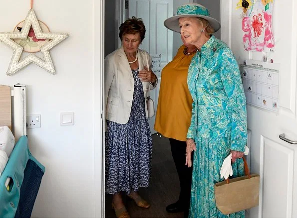 Britain's Princess Alexandra visited FitzRoyUK in Suffolk to officially open Stepping Stones service. Queen Elizabeth's first cousin