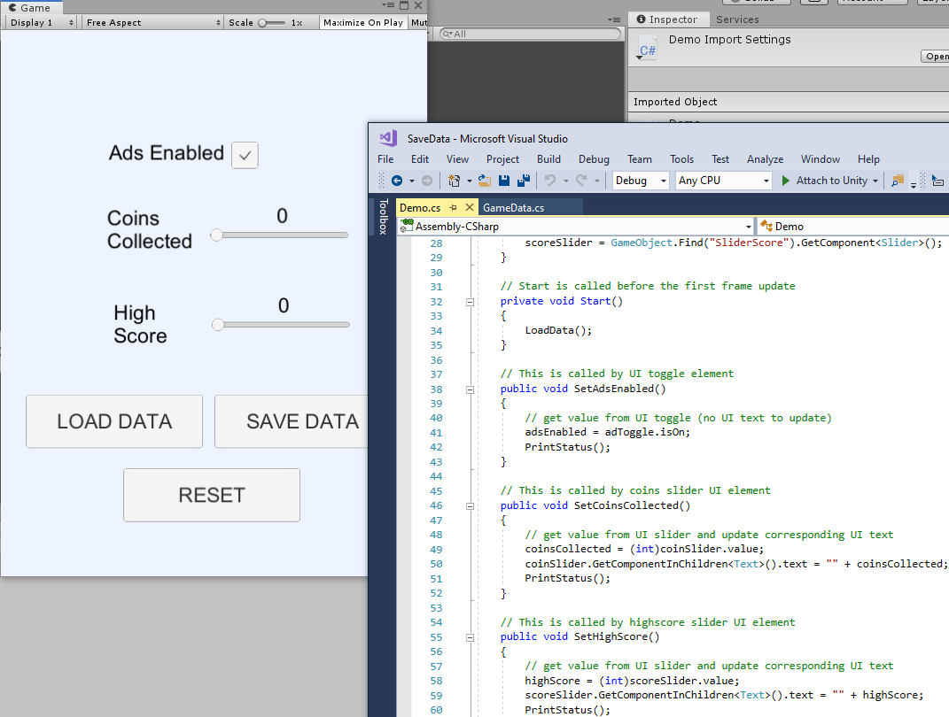 Unity3D JSON Serialization (save game data)