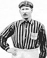 Herbert Kilpin in the striped shirt that remains the rossoneri livery to this day