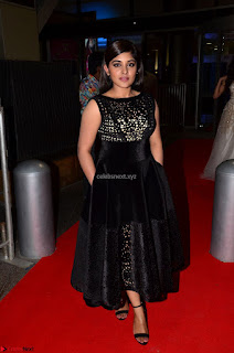 Niveda Thomas Black Sleeveless Cute Dress at 64th Jio Filmfare Awards South 2017 ~  Exclusive 027