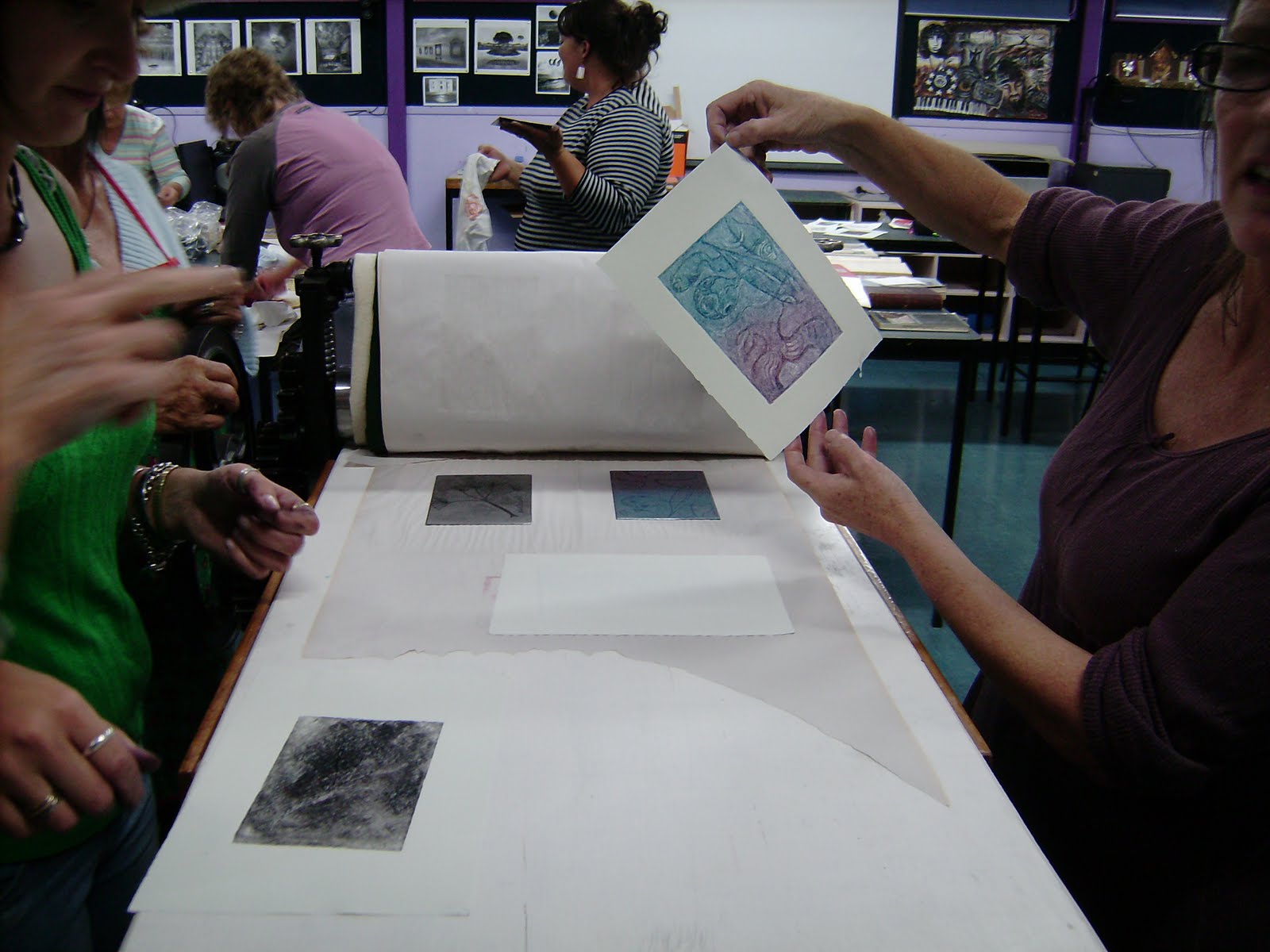 ART SCHOOL WAIHI Printmaking Class