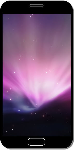 Apple Aurore Sombre - Fond d'Écran en QHD pour Mobile